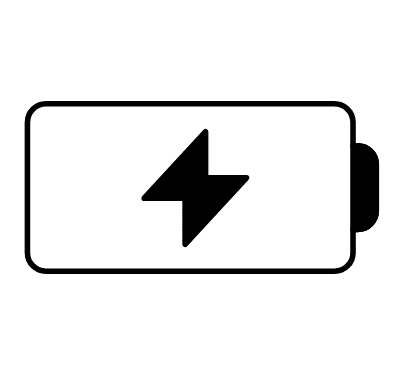 sur batterie