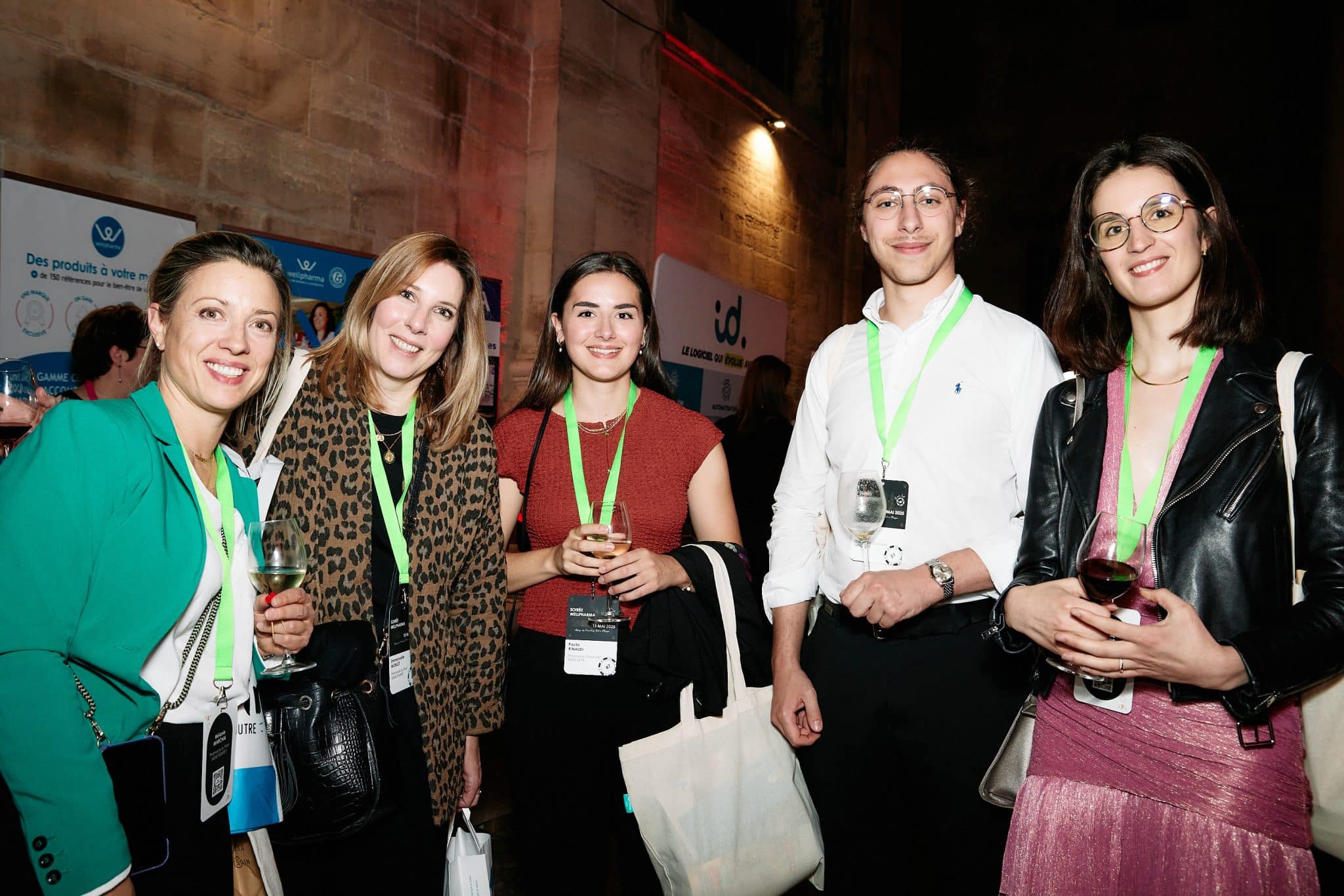 Cocktail séminaire Wellpharma — invités pharmaciens à l'Abbaye des Prémontrés