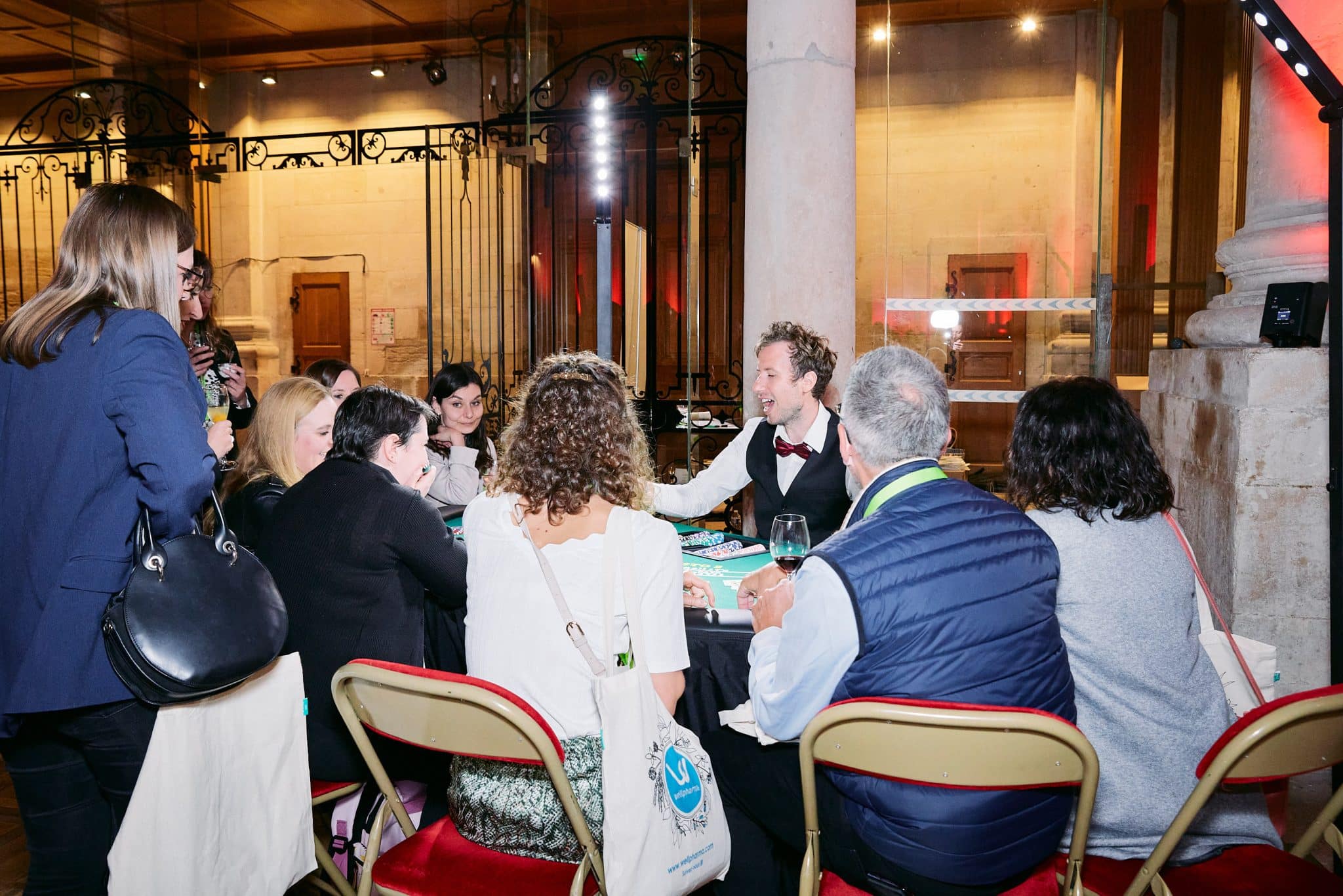 Animation casino AE Casino — table de cartes séminaire Wellpharma LORENTS