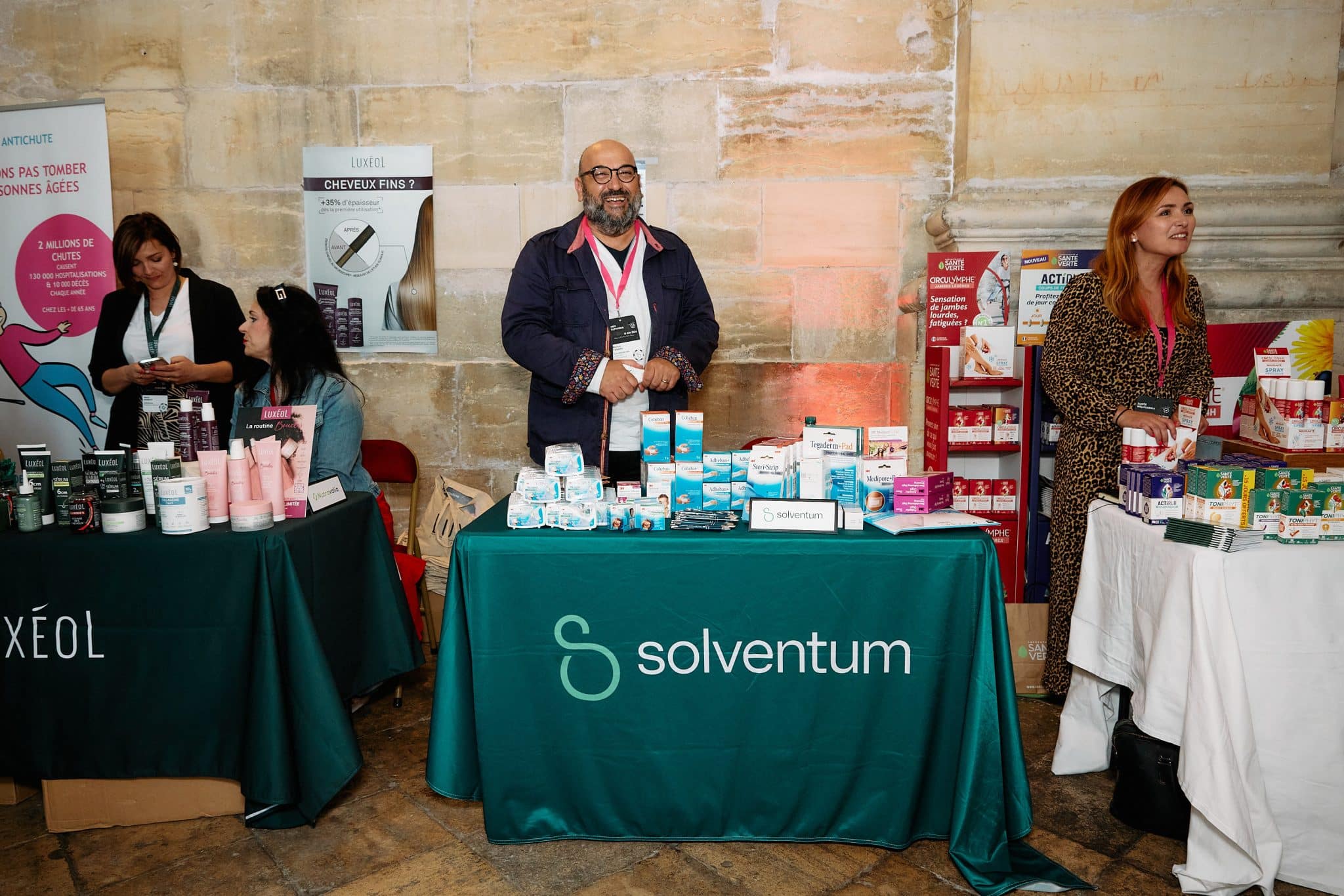 Stand Solventum laboratoire — séminaire Wellpharma 2025 équipement LORENTS