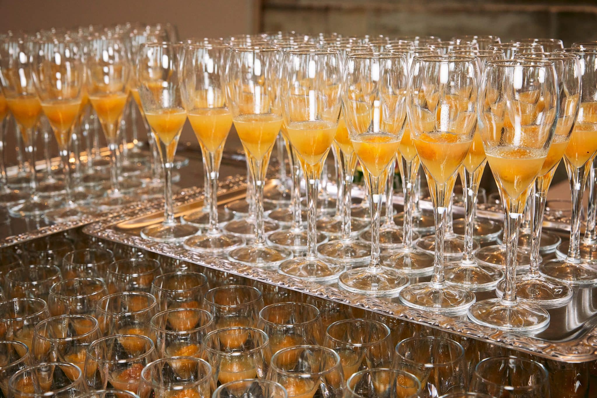 Cocktail de bienvenue Marcotullio — séminaire Wellpharma à l'Abbaye des Prémontrés