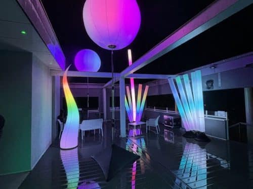 Ballon éclairant Crystal Pixel Color Dynamic White