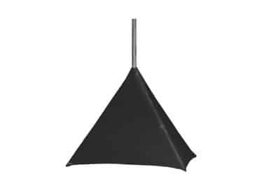 Jupette lycra noire pour pied de ballon