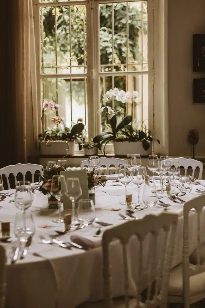 Table de mariage dressée à la Maison de Myon, Nancy